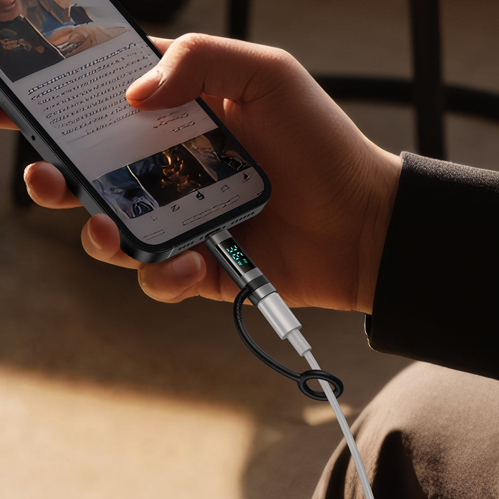 USB-C - Lightning McDodo OT-2610 Pigeon Display Adapter, Svart