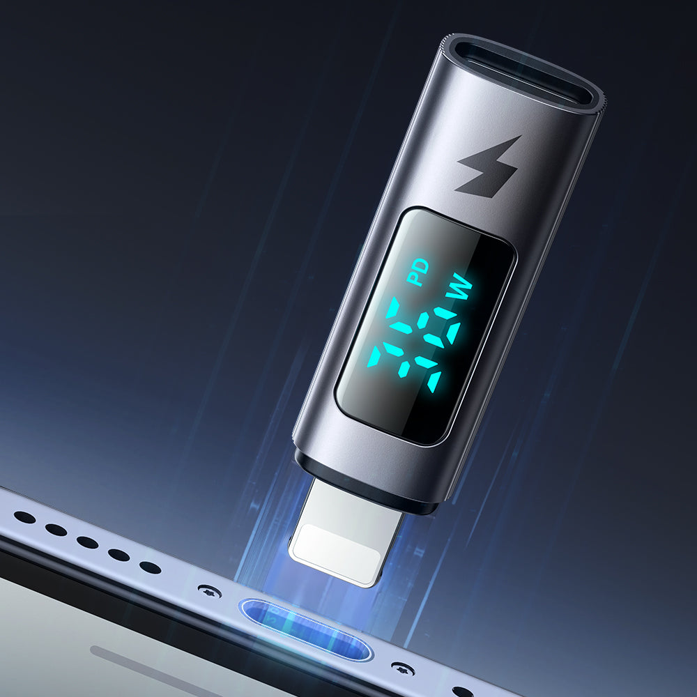 USB-C - Lightning McDodo OT-6100 Wales Display Adapter, Svart