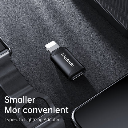 USB-C - Lightning McDodo OT-7680 Data- och Laddningsadapter, Svart