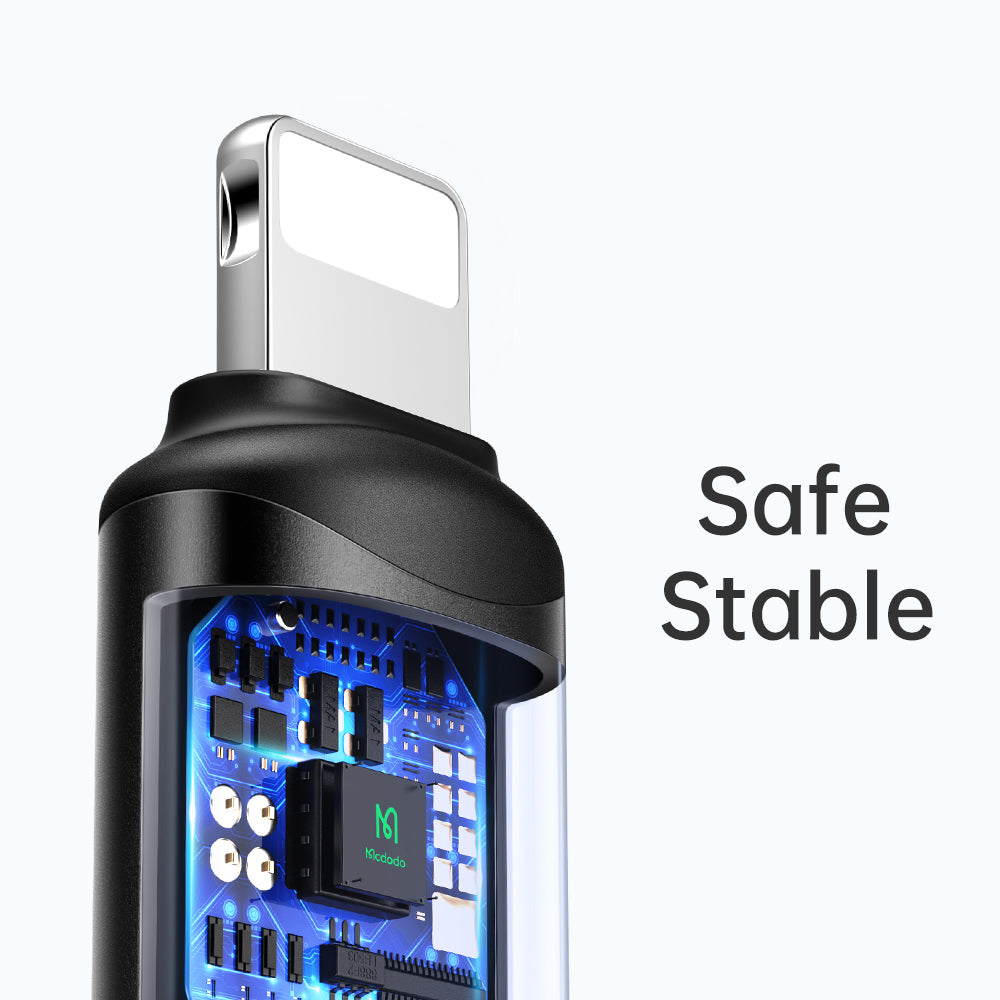 USB-C - Lightning McDodo OT-7680 Data- och Laddningsadapter, Svart