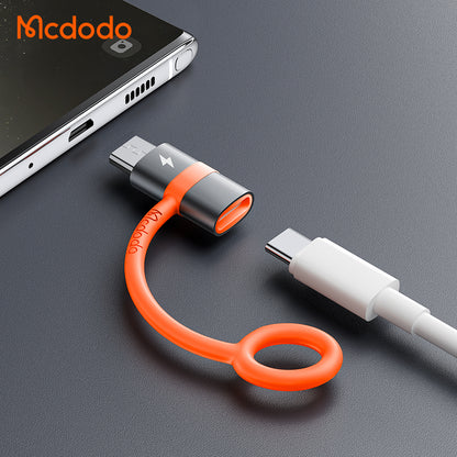 USB-C - microUSB McDodo OT-3820, Grå Adapter för Data och Laddning