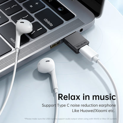 Adapter för data och laddning USB-C - USB-A McDodo OT-6970, Svart