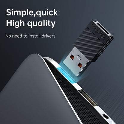 Adapter för data och laddning USB-C - USB-A McDodo OT-6970, Svart