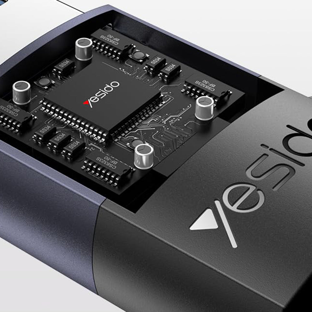 USB-C - USB-A Data- och Laddningsadapter Yesido GS34, Grå