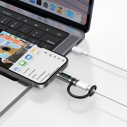 USB-C Data- och Laddningsadapter - USB-C McDodo OT-2620 Pigeon Display, Svart