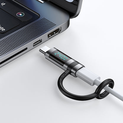 USB-C Data- och Laddningsadapter - USB-C McDodo OT-2620 Pigeon Display, Svart