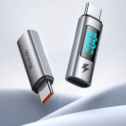 Adapter för data och laddning USB-C - USB-C McDodo OT-6090 Wales Display, Svart