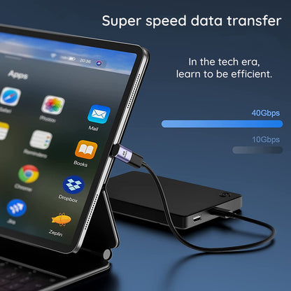 USB-C Data- och Laddningsadapter - USB-C Techsuit A12 TitanCoreX, Grå