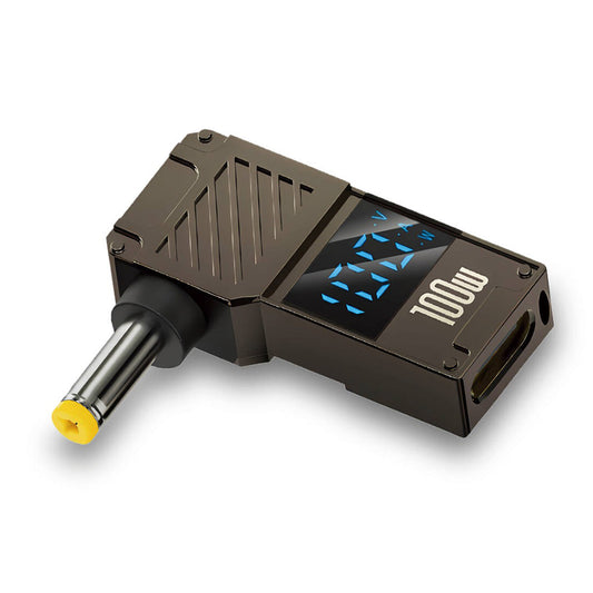 Techsuit LaptopPlugX A22 Laddningsadapter, DC - USB-C, Grå