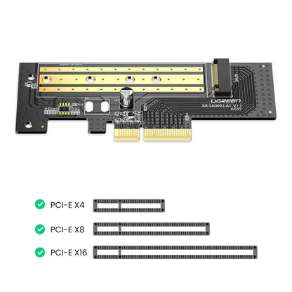 SSD-gränssnittsadaptrar UGREEN CM302 (70503), NVMe M.2 - PCIe 3.0 X4