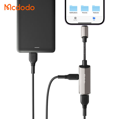 OTG-adapter Lightning - USB-A McDodo CA-2690, Grå