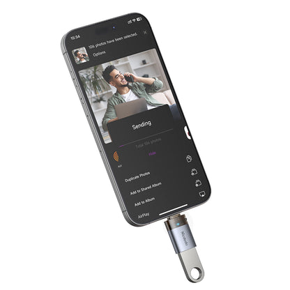 OTG Lightning - USB-A McDodo OT-7390, Svart