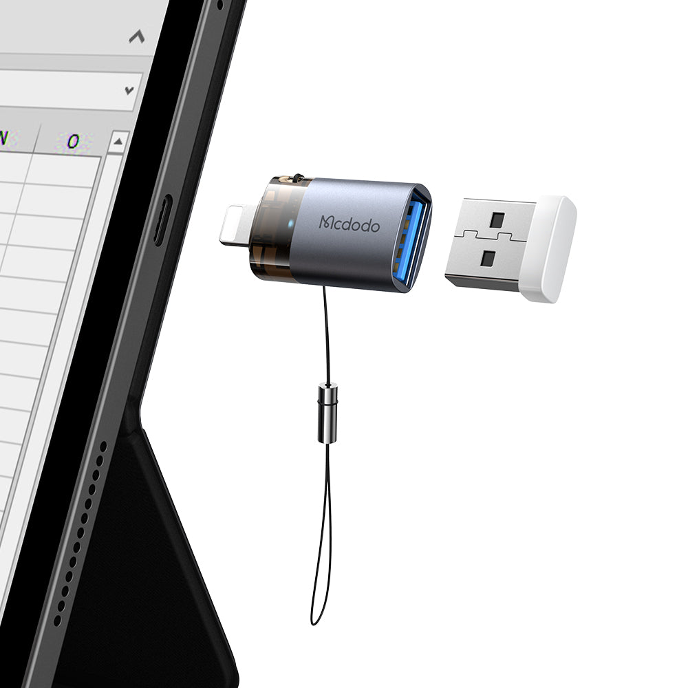OTG Lightning - USB-A McDodo OT-7390, Svart