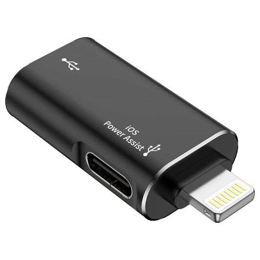 OTG Lightning - USB-A Adapter Techsuit A18 AluVoltX, Svart