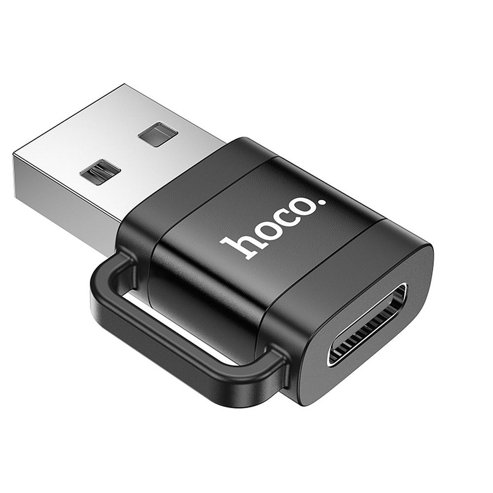 USB-C till USB-A Adapter HOCO UA31D, Svart