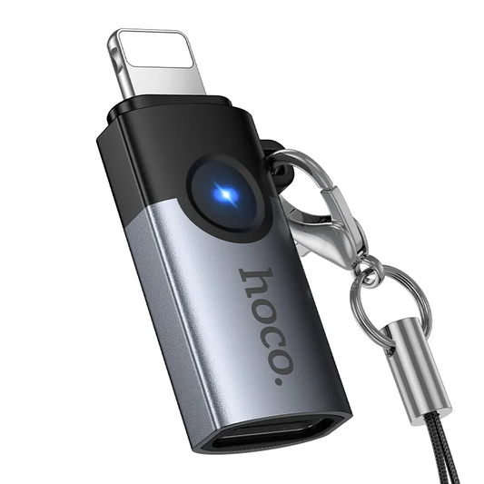 USB-C till Lightning Data- och Laddningsadapter HOCO UA46A, Grå