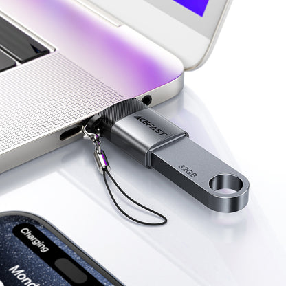 OTG-adapter USB-C till USB-A Acefast J7, Grå