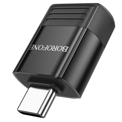 OTG-adapter USB-C - USB-A Borofone BV18, Svart