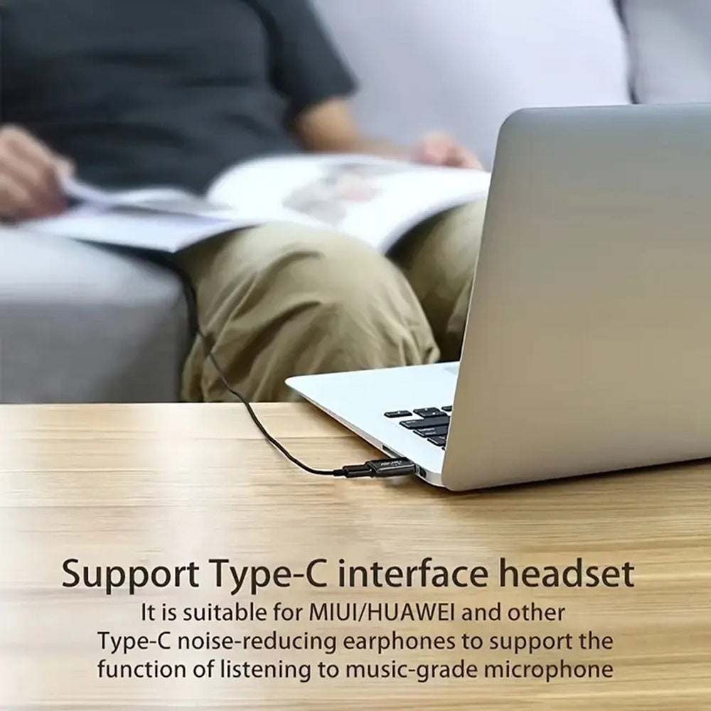 OTG-adapter USB-C - USB-A Techsuit A14 AluCoreX, Svart