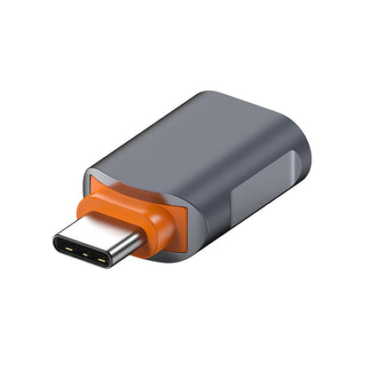 OTG-adapter USB-C - USB-A Techsuit A9 SlateVolt, Grå Orange