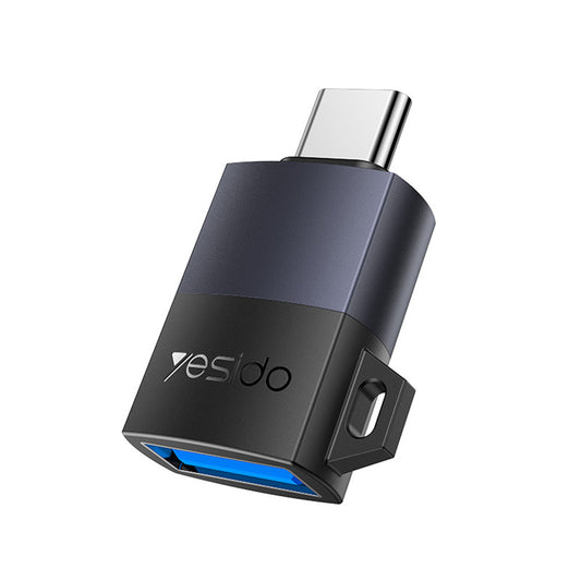 OTG-adapter USB-C - USB-A Yesido GS31, Grå