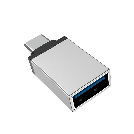 OTG-adapter USB-A - USB-C Borofone BV3, Silver