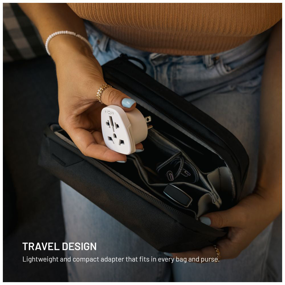 Nätverksadapter Fixed EU / UK / USA - US, Vit