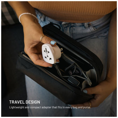 Nätverksadapter Fixed EU / UK / USA - US, Vit