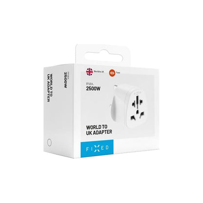 Nätverksadapter Fixed EU / US / AUS - UK, Vit