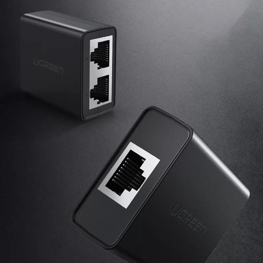 Nätverksadapter UGREEN CM210, RJ45 - 2 x RJ45, Svart