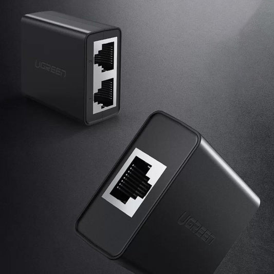 Nätverksadapter UGREEN CM210, RJ45 - 2 x RJ45, Svart