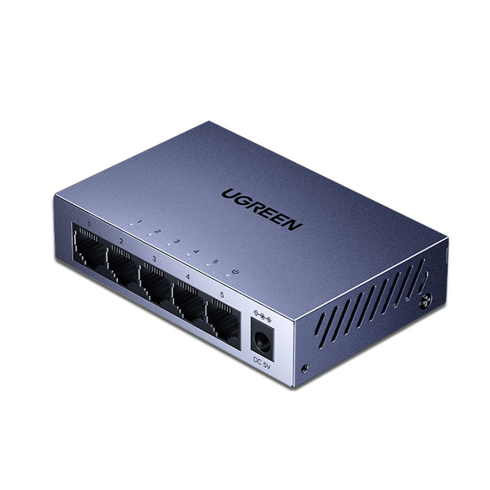 UGREEN CM933 nätverksswitch (65956EU), 5 x RJ45, svart