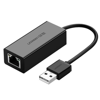 UGREEN CR110 Nätverkskort, RJ45, USB, Svart