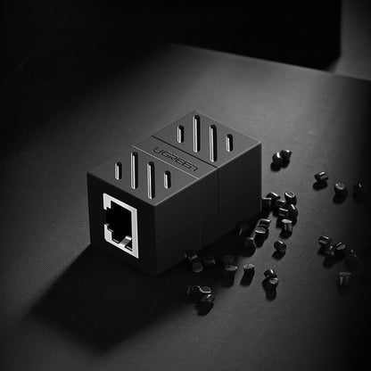 UGREEN NW114 Nätverksadapter, RJ45 - RJ45, Svart