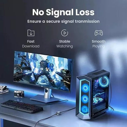 UGREEN NW261 Nätverksadapter, RJ45 - RJ45, Svart