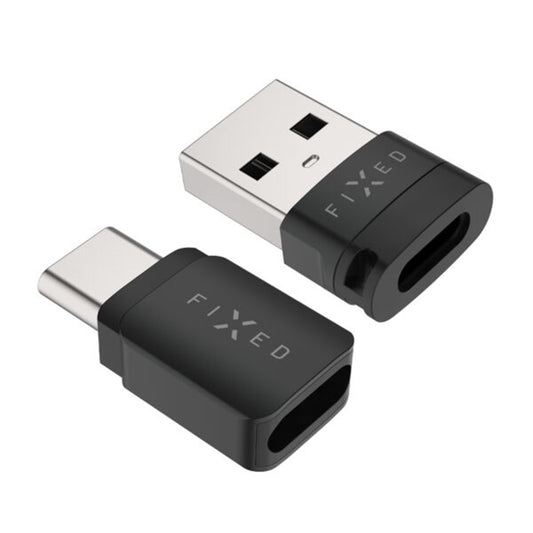 USB-adapter för datalåsning Fixed, USB-A / USB-C, 2in1, Svart