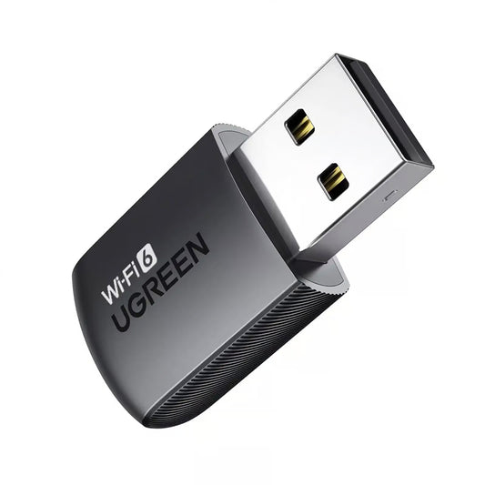 Trådlös adapter UGREEN CM762 (35264), Dual Band, Wi-Fi 6, 600Mbps, Svart