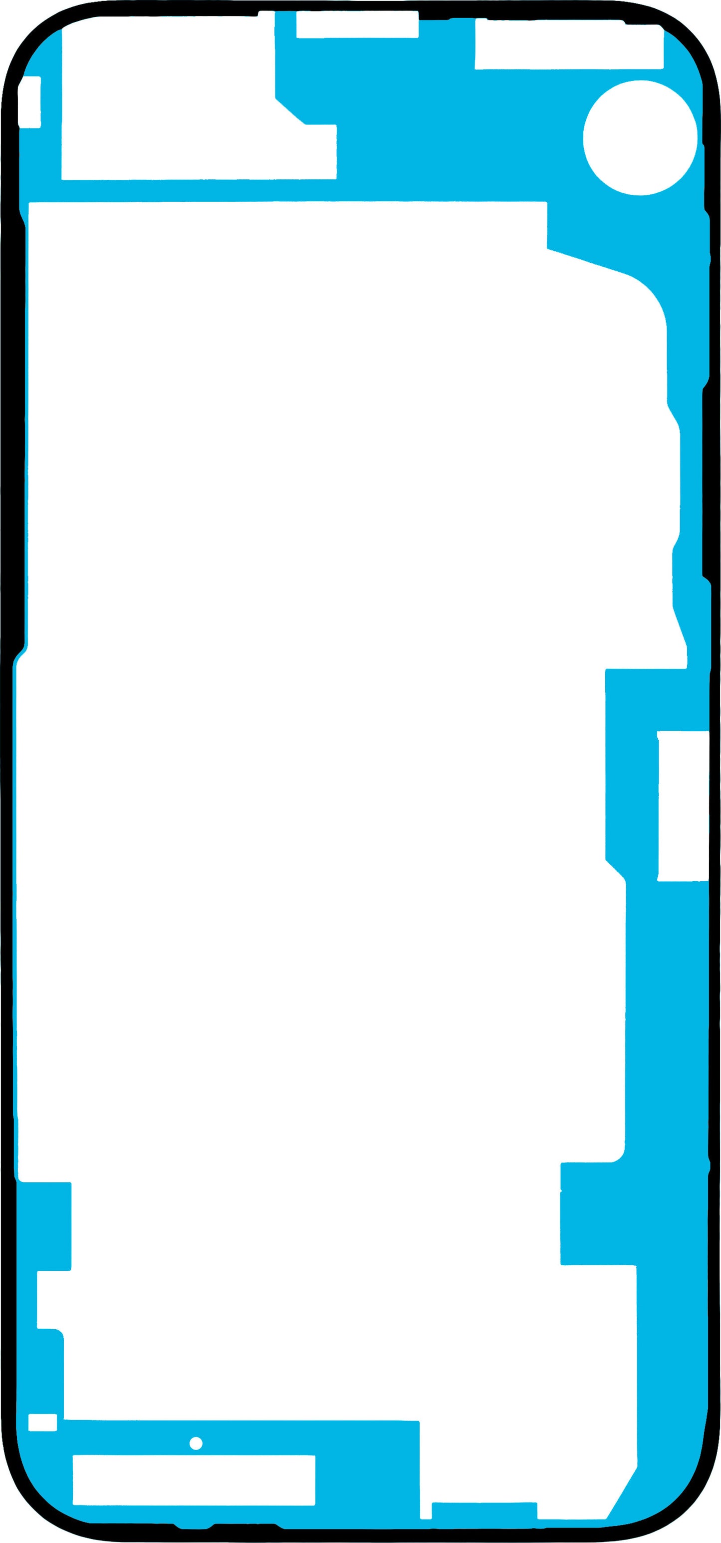 Lim för batterilucka Google Pixel 8a, Service Pack G806-12578-01