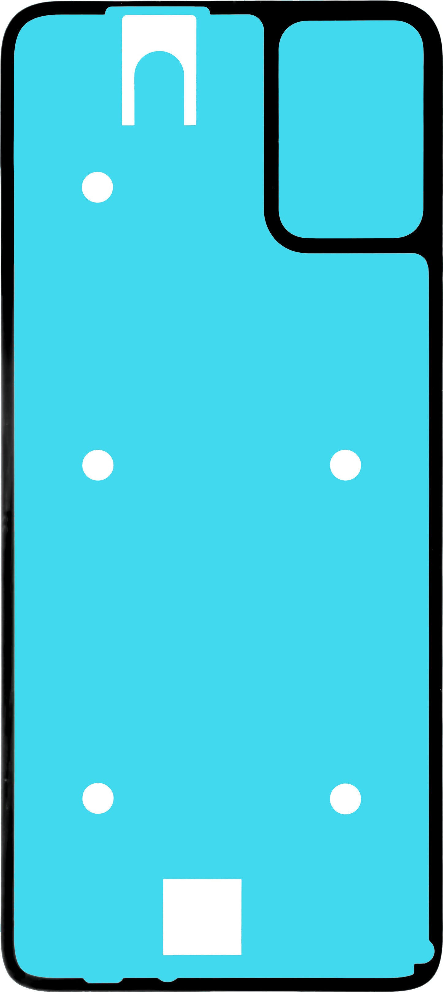 Lim för batterilucka Motorola Moto E22i / E22, Service Pack 5D78C21629