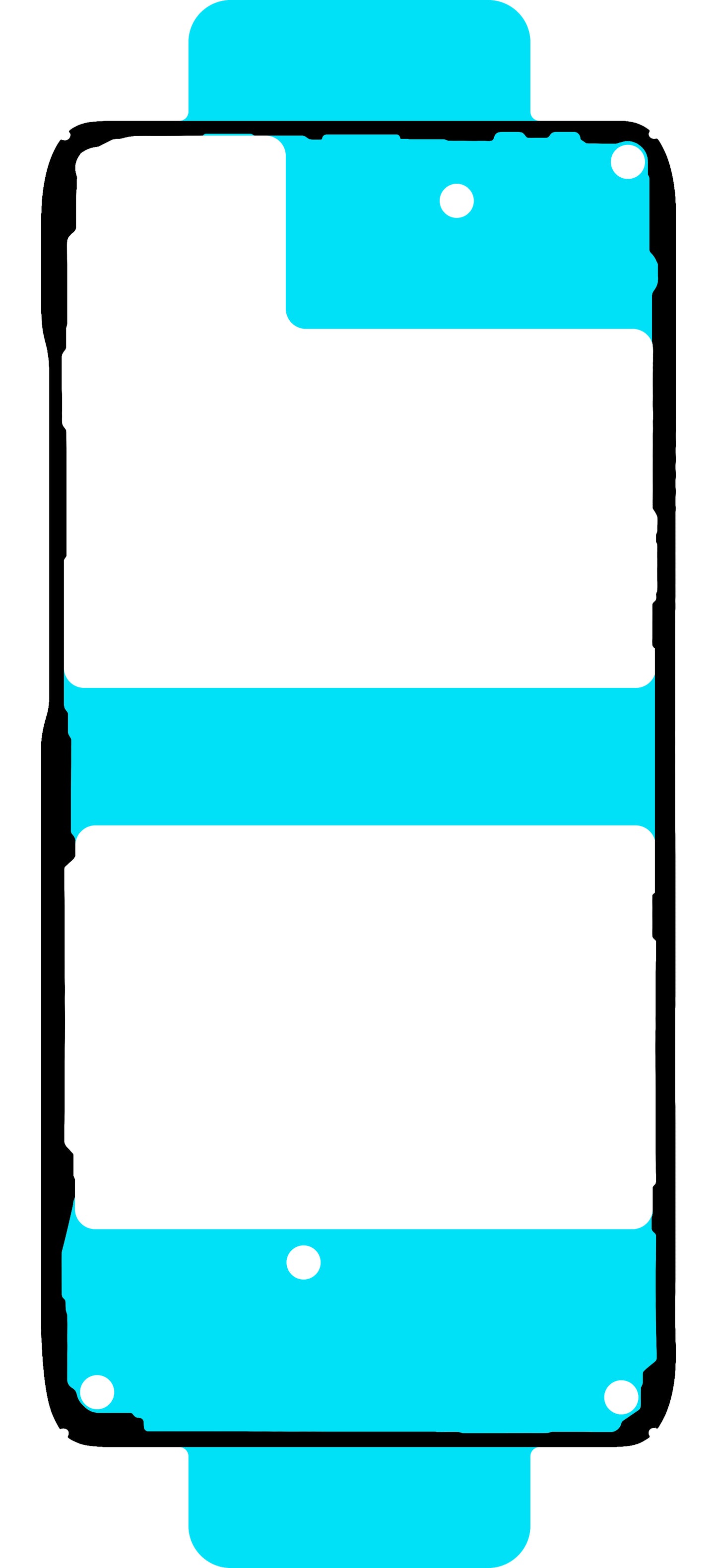 Samsung Galaxy S20 FE 5G G781 / S20 FE G780 Battery Cover Adhesive, Service Pack GH81-19848A