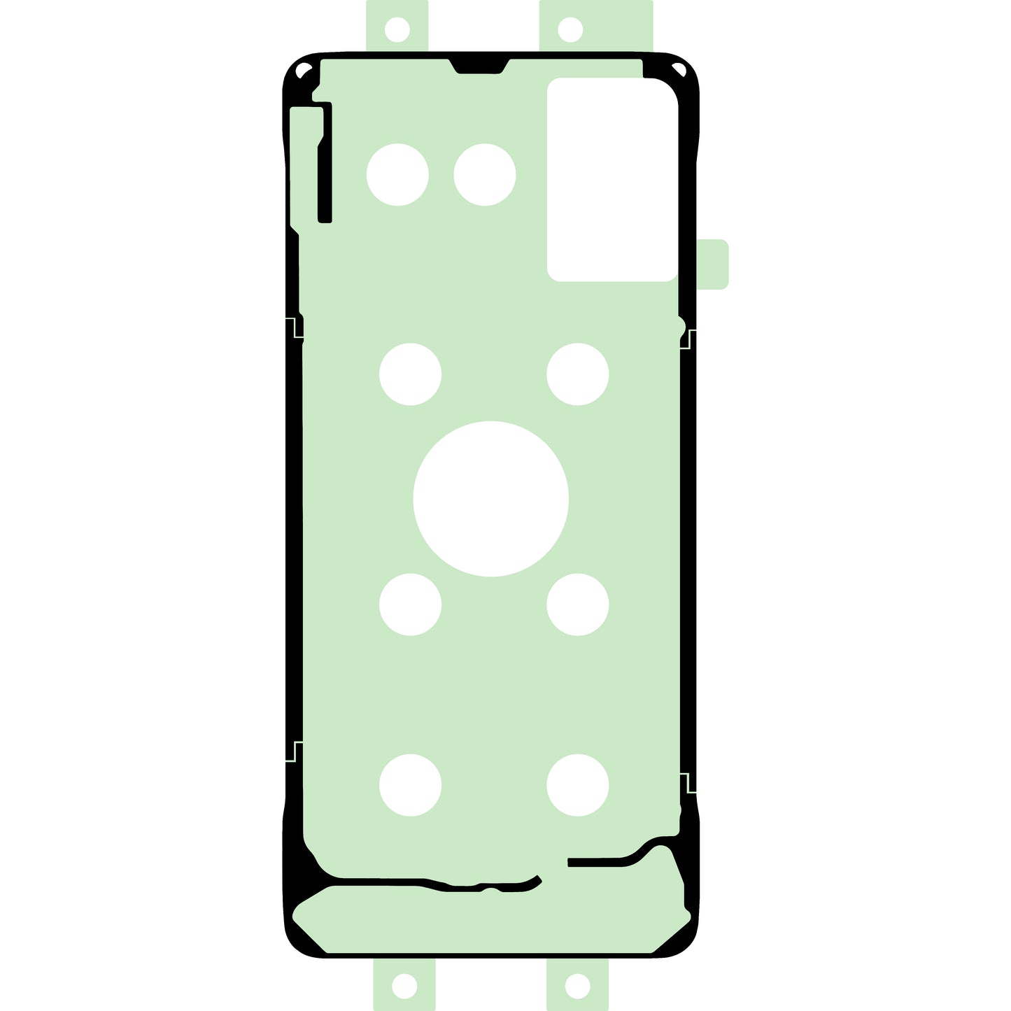 Samsung Galaxy A41 A415 Battery Cover Adhesive, Service Pack GH81-18850A