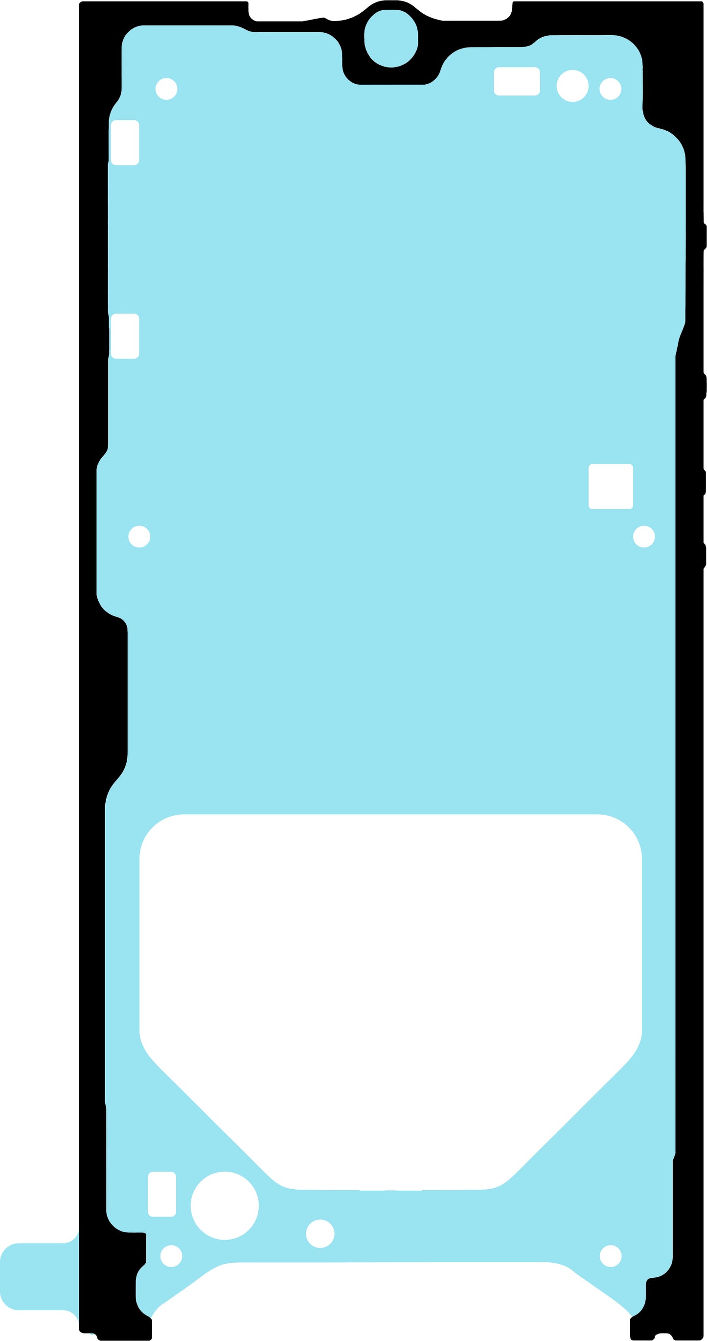 Samsung Galaxy S22 Ultra 5G S908 Display Adhesive, Service Pack GH02-23303A