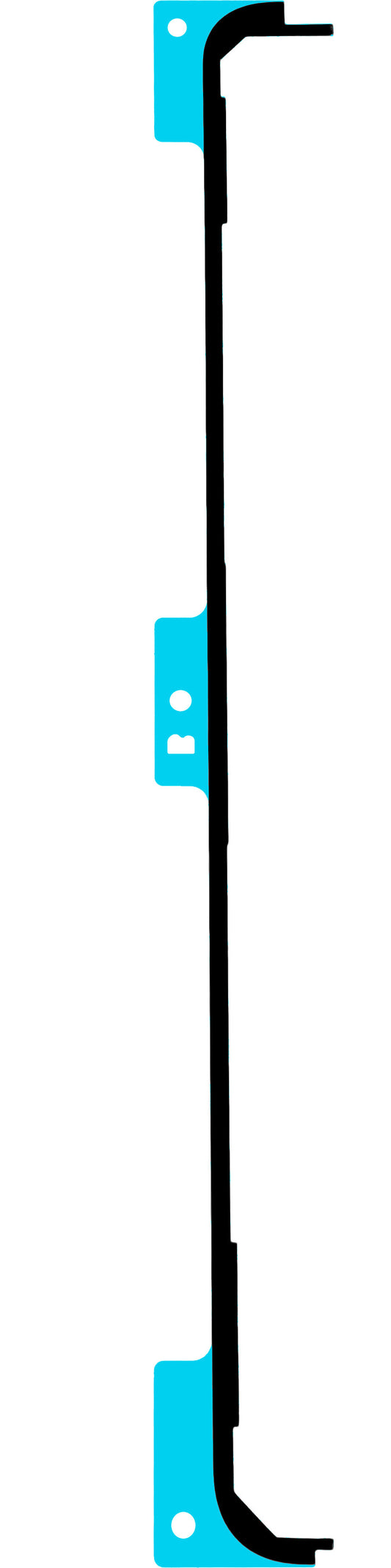 Displaylim Samsung Galaxy Tab S7 FE, Nedre, Servicepaket GH02-22672A