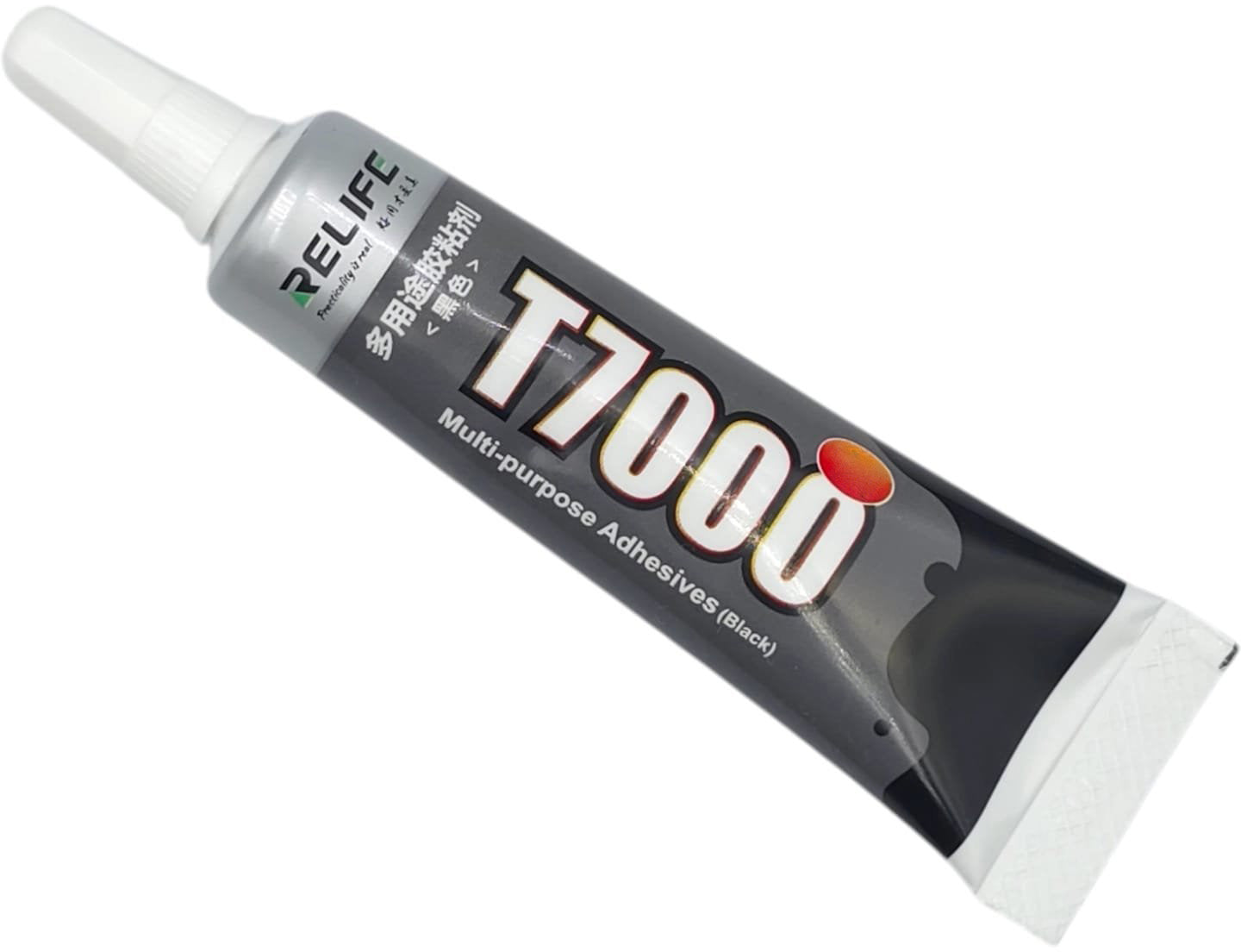 Relife T-7000 flytande lim, 110 ml, svart