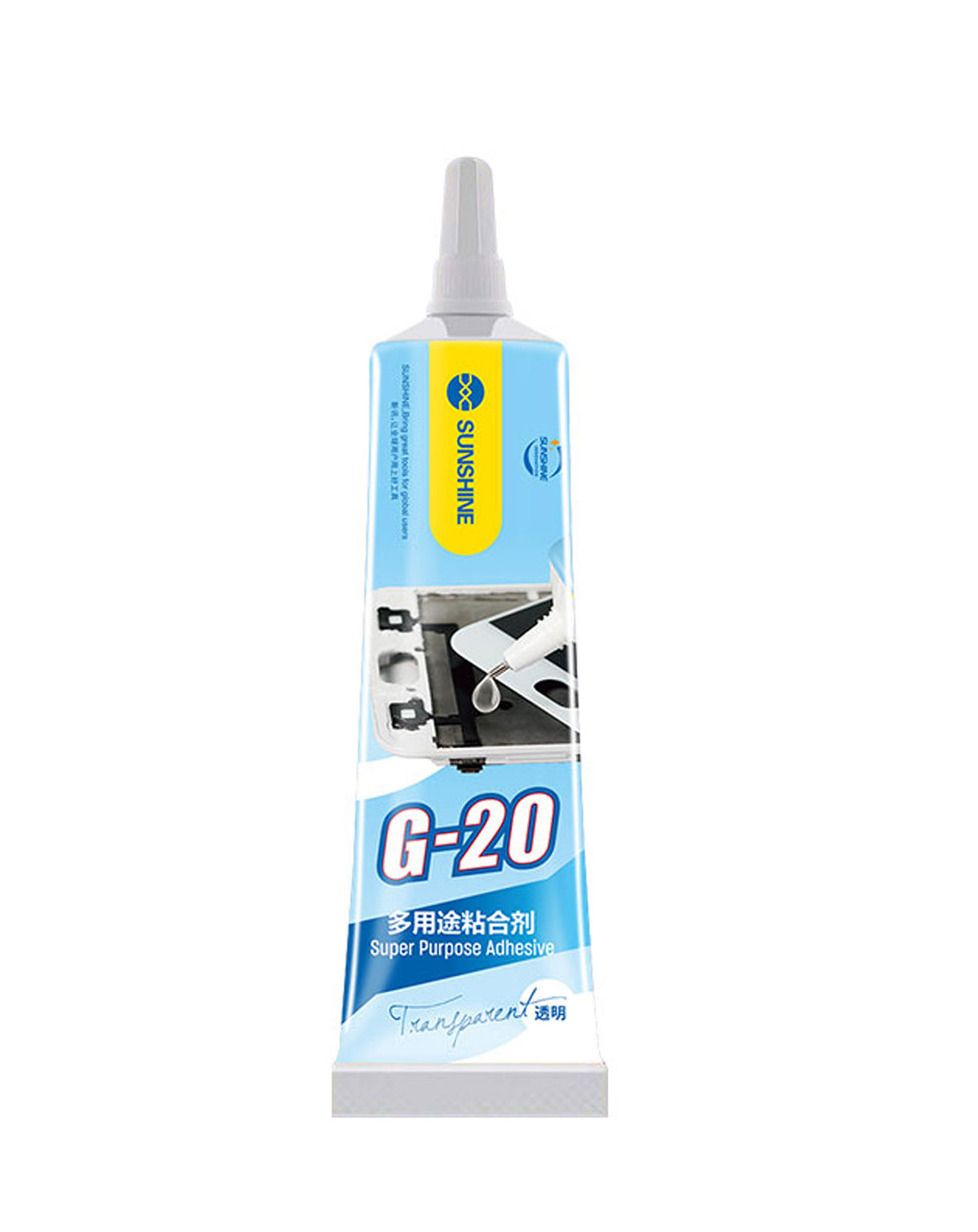Sunshine G-20 Flytande Lim, 15ml, Transparent