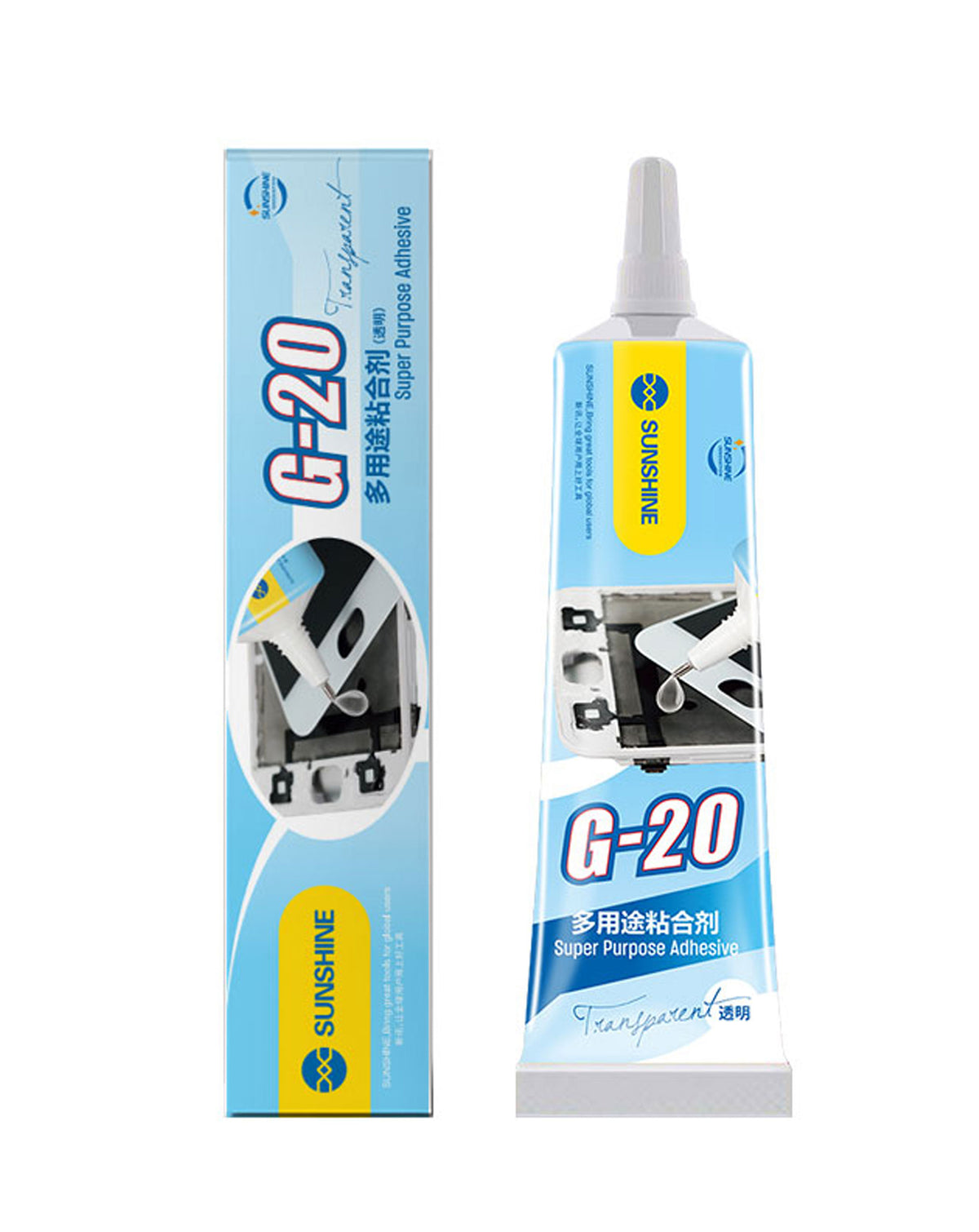 Sunshine G-20 Flytande Lim, 15ml, Transparent