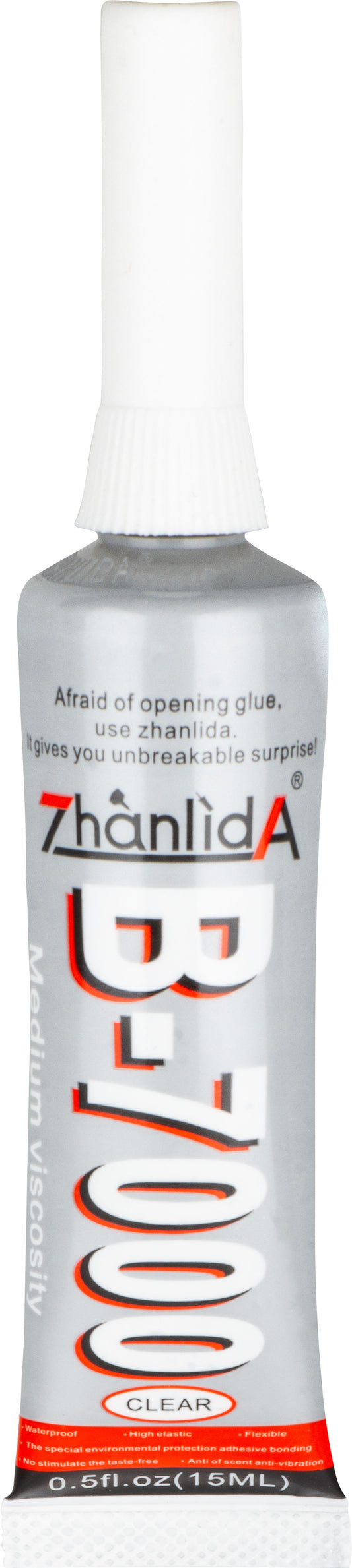 Zhanlida B-7000 Flytande Lim, 15ml, Transparent