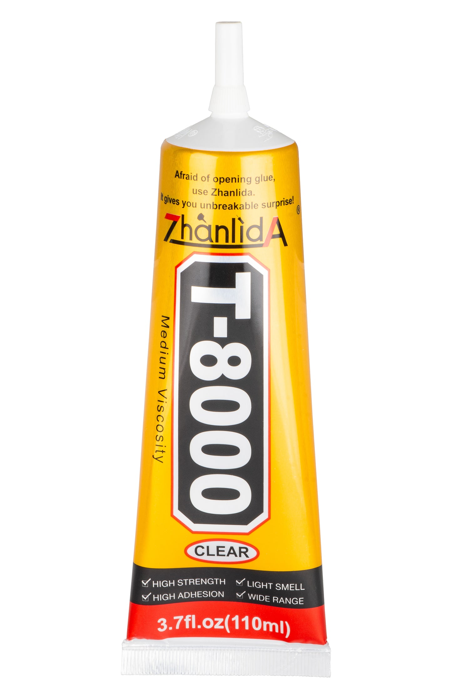 Zhanlida T-8000 flytande lim, 110 ml, transparent