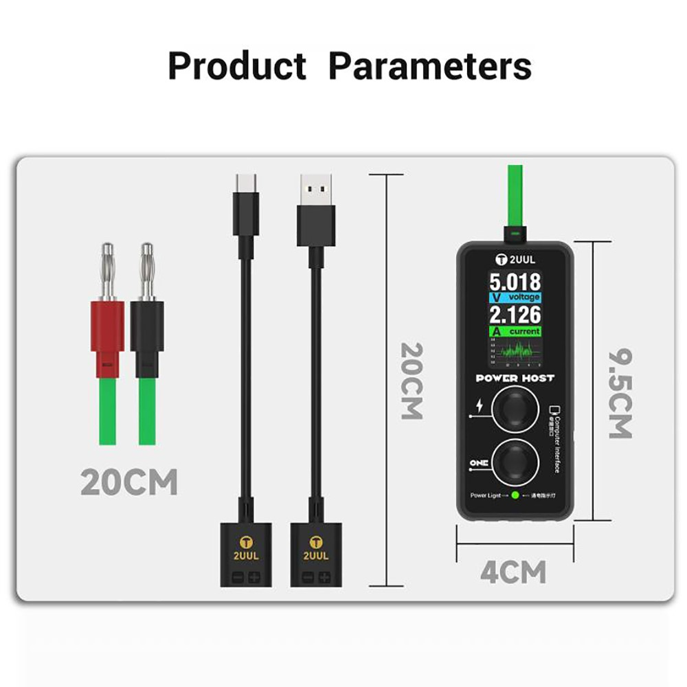 Strömförsörjning Kort 2UUL PW15 Display