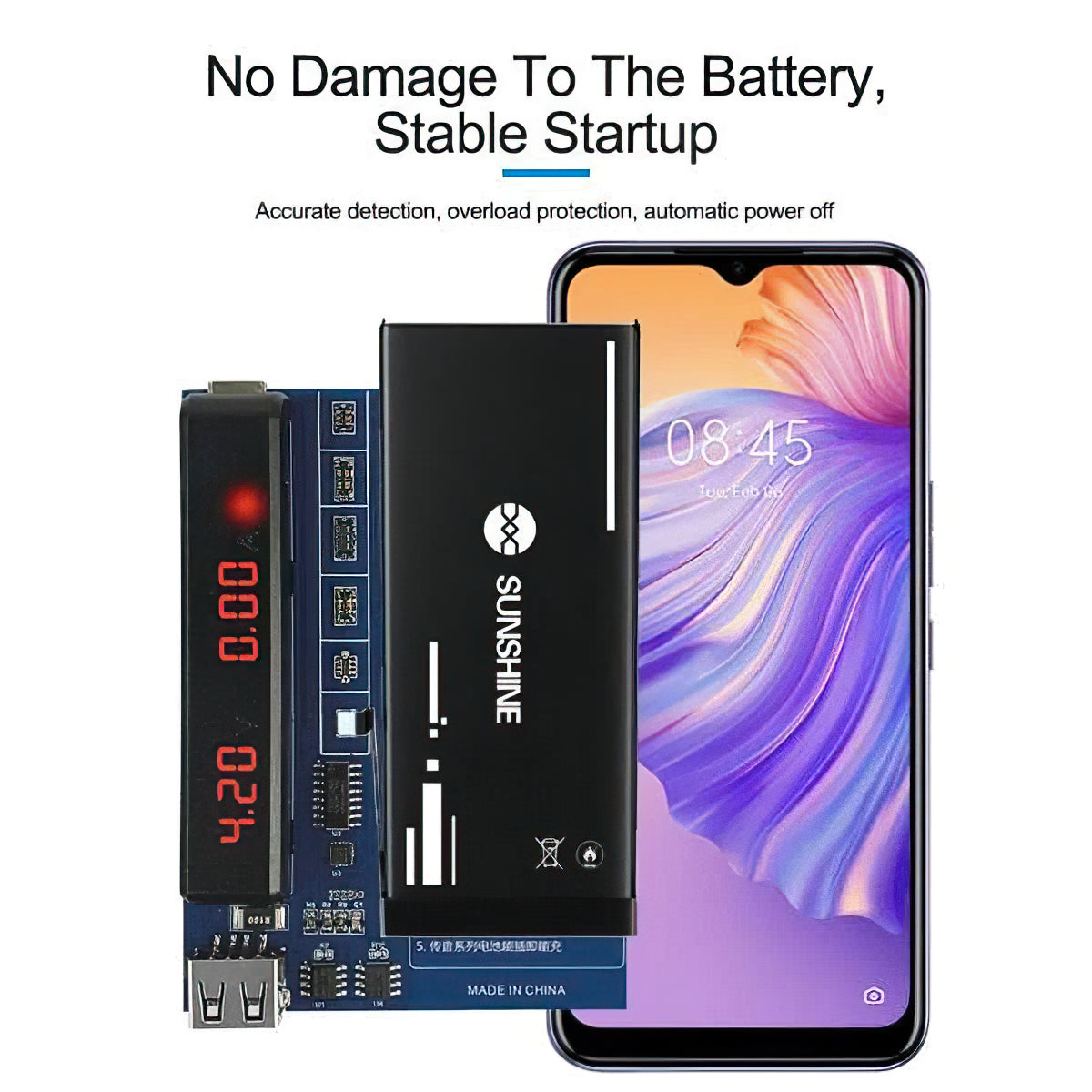 Sunshine SS-904B Board Charger for TECNO / Infinix / Itel Series, 2in1